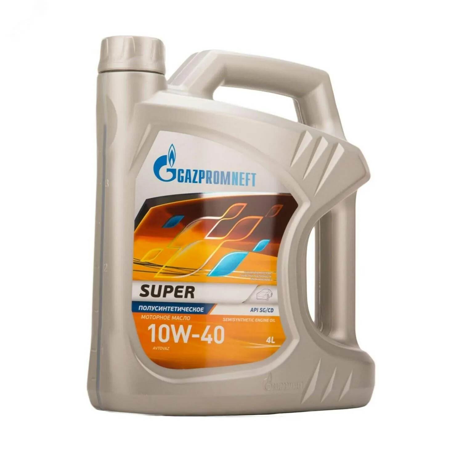 Gazpromneft Super 10w-40  4л API SG/CD (Масло моторное)