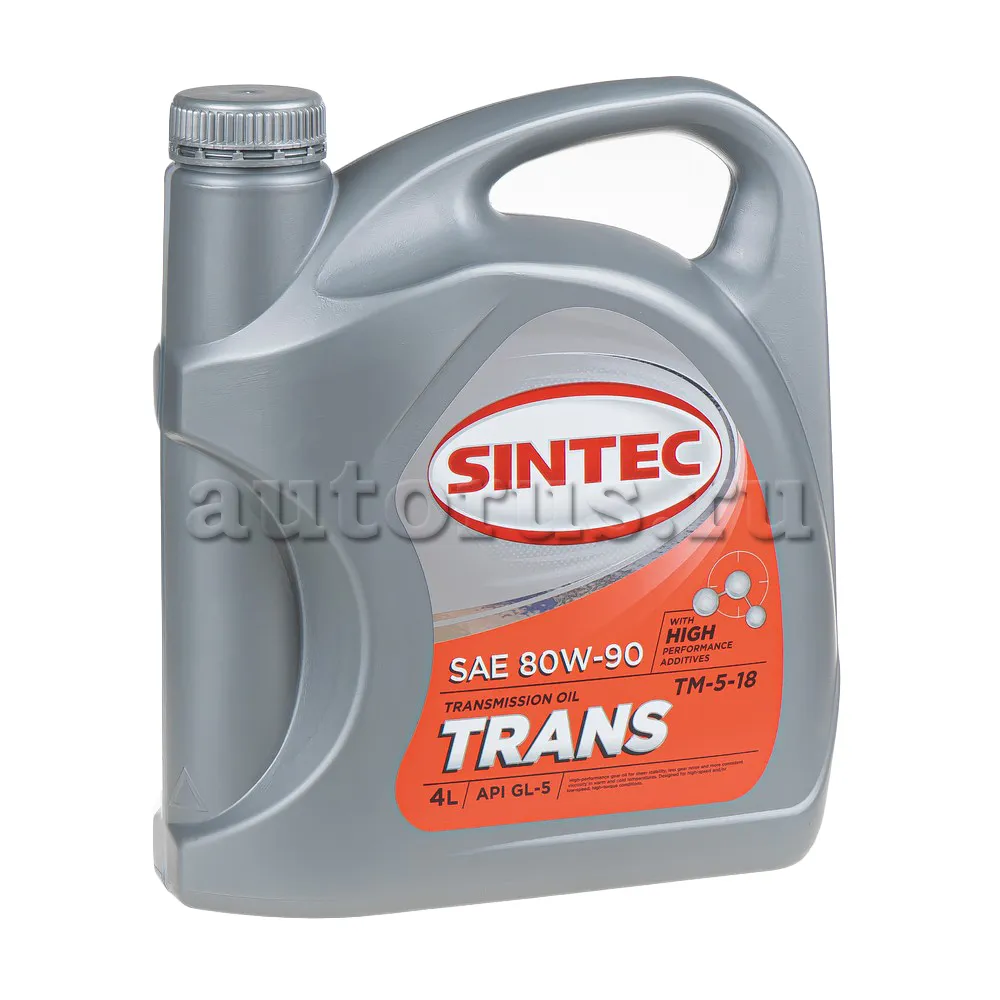 Масло трансмиссионное SINTEC ТМ5 80W90 API GL-5 (4л)