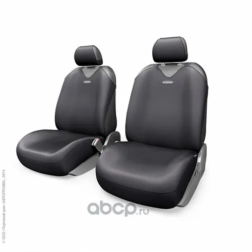 Чехлы "AUTOPROFI" майки R-1 Sport plus цв.черный (4 пр.) закрытое сиденье1/10