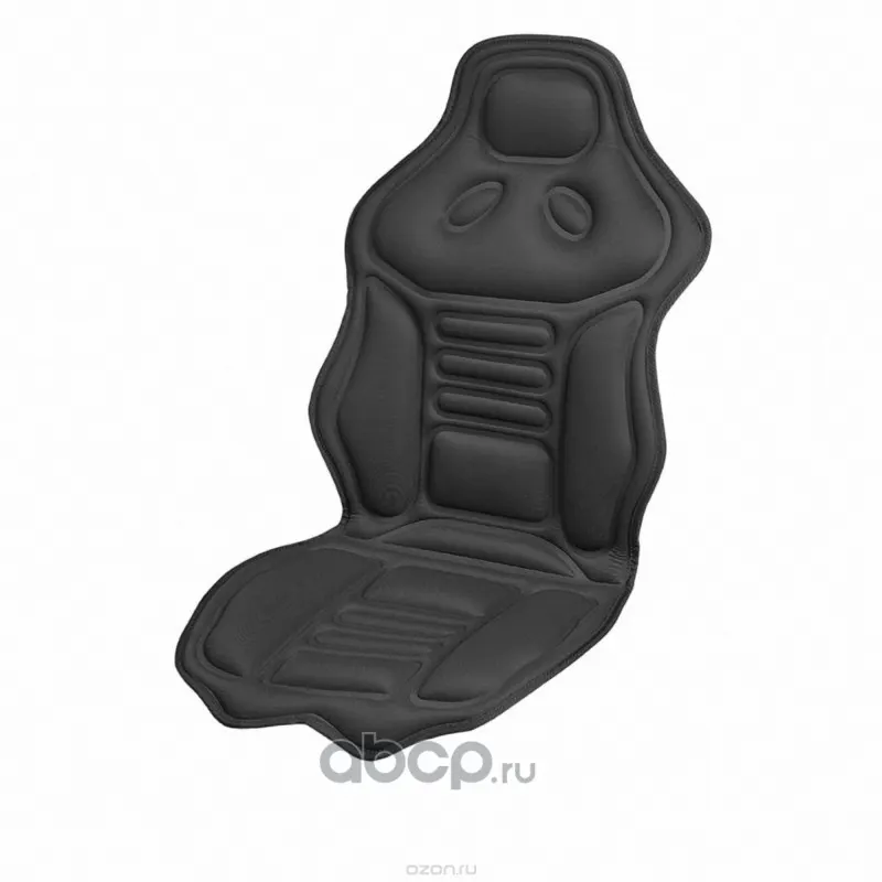 Подогрев сиденья со спинкой с терморегулятором (2 режима) 116х52см 12V Черный 2,5А-3А